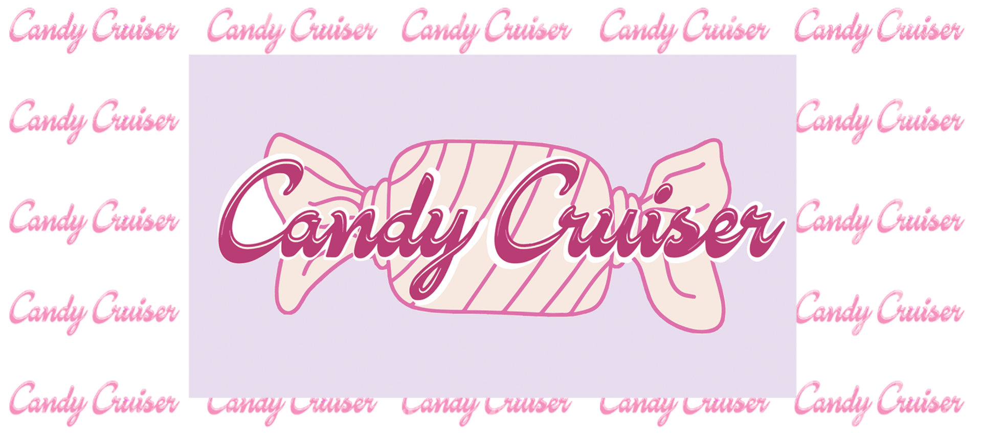 Candy Cruiser brand mark and logo lockup for the food truck identity.